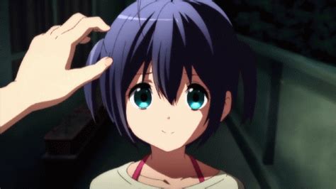 Headpat Anime Gif Chuunibyou demo koi ga shitai anime head pat