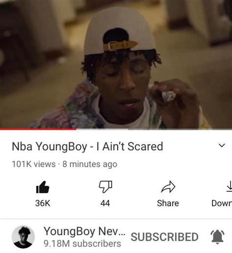 Tb To When Nba Youngboy Got 100k In 8 Minutes On His I Aint Scared