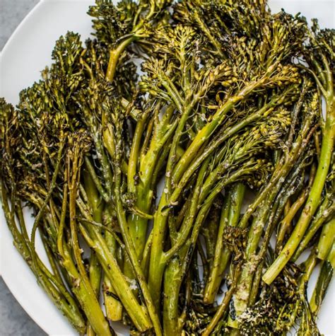 Balsamic Parmesan Roasted Broccolini Recipe Salt And Lavender