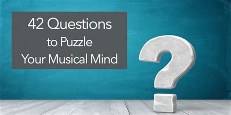 42 Questions To Blow Open Your Musical Mind And Quickly Improve
