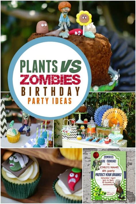 A Boys Plants Vs Zombies Birthday Party Plants Vs Zombies Birthday