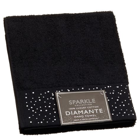 Read customer reviews and common questions and answers for lavish touch part #: Sparkle Diamante Hand Towel | Home | Bathroom - B&M