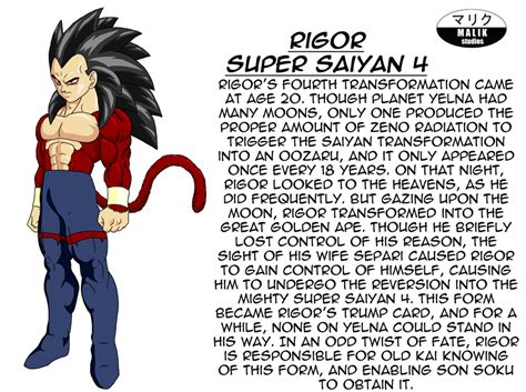 The dark origins of the black dragon balls ch.16 : Rigor Super Saiyan 4 by MalikStudios on DeviantArt | Anime ...