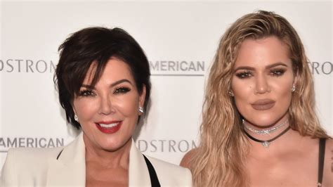Khloé Kardashian Says She Gets Her Cheeks From Kris Jenner