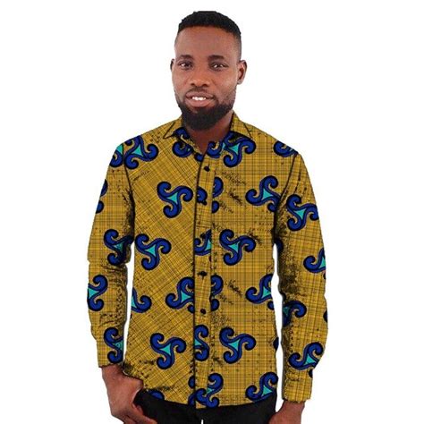 African Print Mens Shirt Fashion Pattern Ankara Shirt Man Dashiki