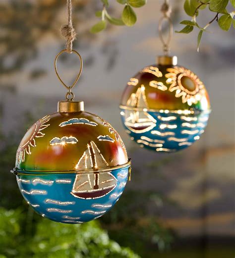 Lighted Metal Sailboat Ornament Sailboat Wind And Weather