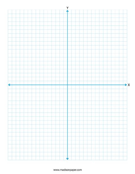 Printable Graph Paper With Axis Madisons Paper Templates