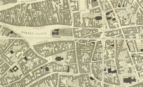 Printed Map Of Nottingham In 1831 Mylearning