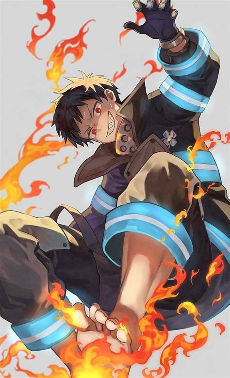 Fireforce Shinra Fanart Personagens De Anime Fanarts Anime