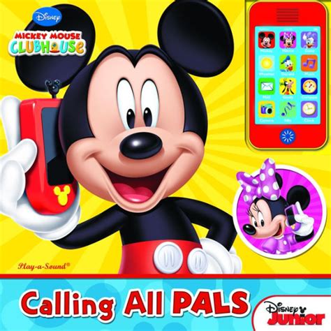 Calling All Pals Cell Phone Sound Book Mickey Mouse