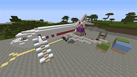 Cargo Aircraft W Loader Forklift And Water Service Minecraft Map