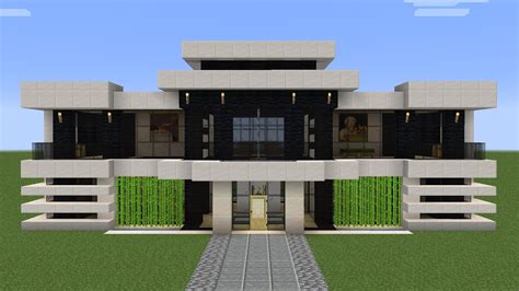 Minecraft How To Build A Modern Luxurious Mansion Youtube