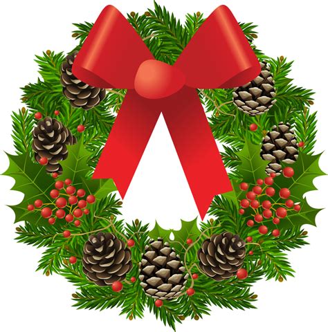 Christmas Wreath Decoration Png Transparent Background Free Download