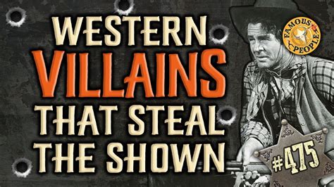 Western Villains That Steal The Show Youtube