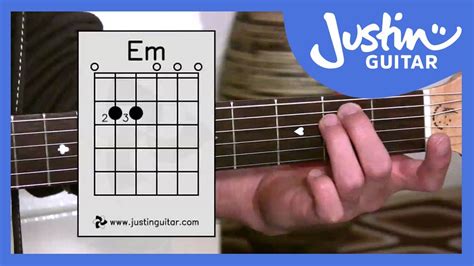 E Minor Chord Em Stage 2 Guitar Lesson Guitar For Beginners Bc