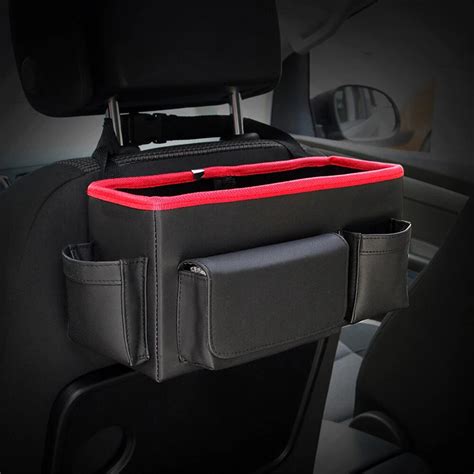 Sitaile Multi Use Auto Seat Back Organizer Multi Use Car Backseat Folding Portable Storage Box