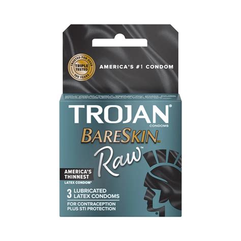 Trojan Bareskin Raw 3 Pack