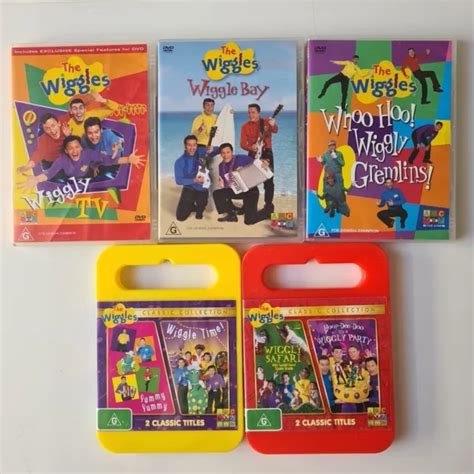 The Wiggles Collection X8 Titles Dvd Abc Kids Childrens Tv Show