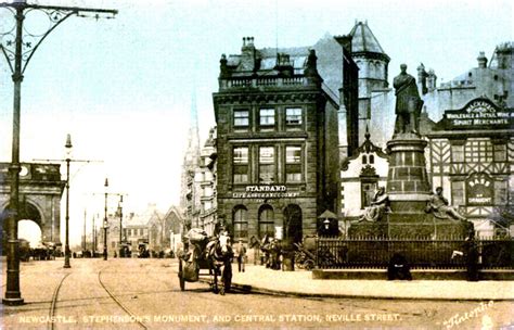 Newcastle Upon Tyne Lost City Scenes On A Dvd Of Old Postcards