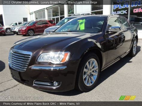 Luxury Brown Pearl 2012 Chrysler 300 Limited Blacklight Frost