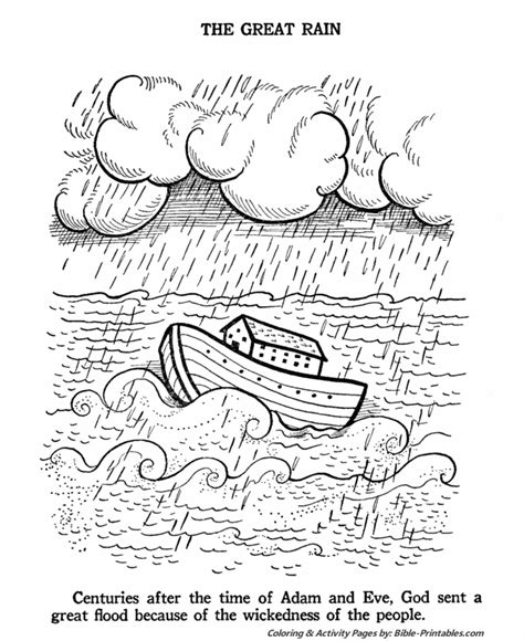 Noah And Wife Coloring Pages