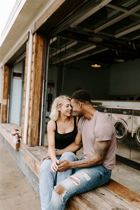 San Diego Laundromat Session Engagement Session In San Diego Adventure