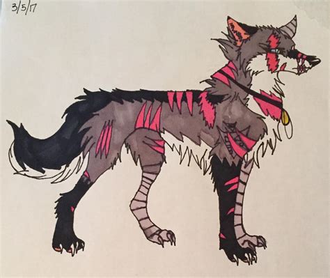 Amber Updated Wolf Form By Whitefangthecaptain0 On Deviantart