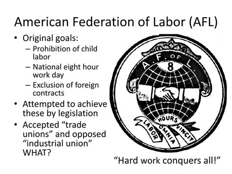 Ppt A Brief History Of Labor Unions In The United States Powerpoint