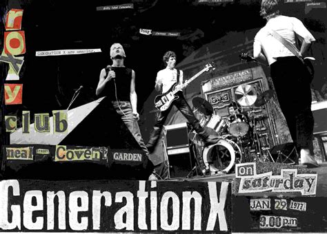 The Roxy Generation X Original Flyer Artwork 1977 The Roxy