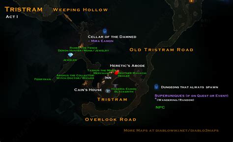 Tristram Map Diablo Wiki