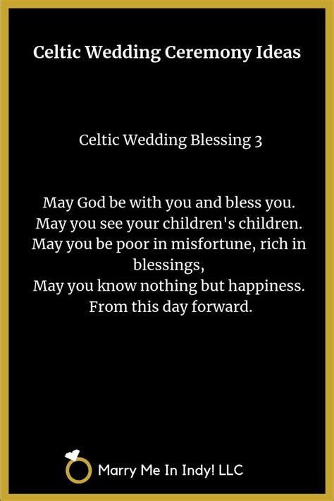 Celtic Wedding Blessing May God Be With You And Bless You May You