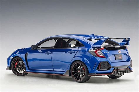 Click on badge to learn more. AUTOart Honda Civic Type R (FK8) - Brilliant Sporty Blue ...