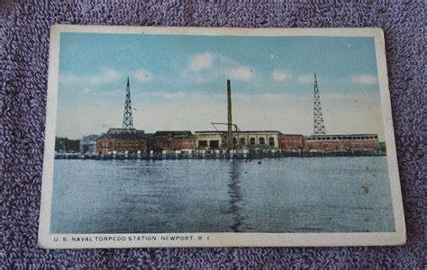 Postcard Ri Newport Us Naval Torpedo Station Wwi Newport Rhode Island