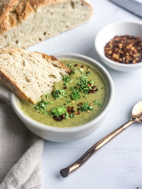 Vegan Broccoli Cheese Soup Recipe The Healthy Toast
