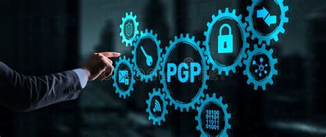 Pgp Pretty Good Privacy Technology Encryption And Security Concept