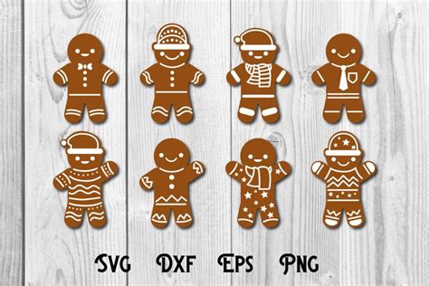 Gingerbread Christmas svg File Cut (1092154)