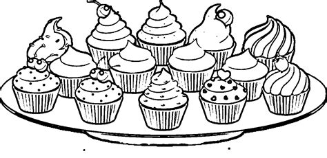 ⭐ free printable cupcake coloring book. Cupcake Coloring Pages Free - Coloring Home