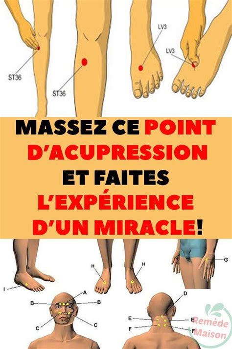 Massez Ce Point Dacupression Et Faites Lexp Rience Dun Miracle Acupressure Acupuncture