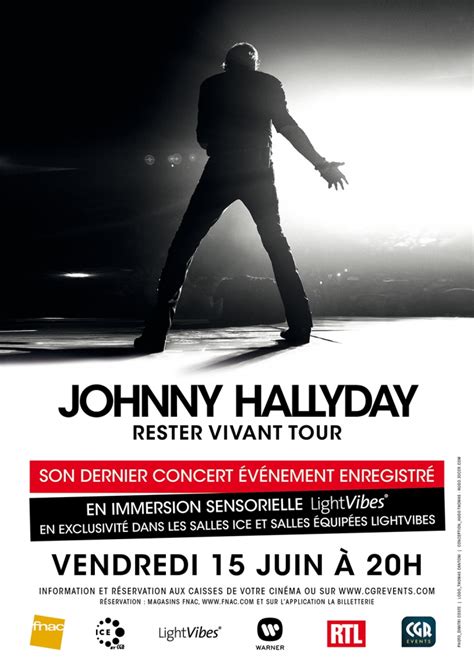 Johnny Hallyday Le Concert De Sa Dernière Tournée Au Cinéma Cgr Events