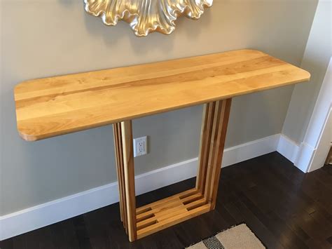 A version of shabby chic, this adorable piece will do wonders for your front door and hallway. Entryway table made from solid birch. Available for purchase. | Entryway tables, Unique ...