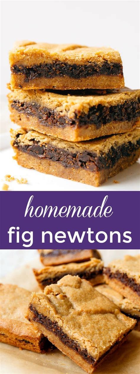 Homemade Fig Newtons Made With Dried Figs And A Whole Wheat Crust Even Better Than Store