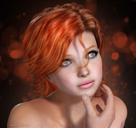 25 Fresh Cg Girl Models And 3d Character Designs For Your Inspiration