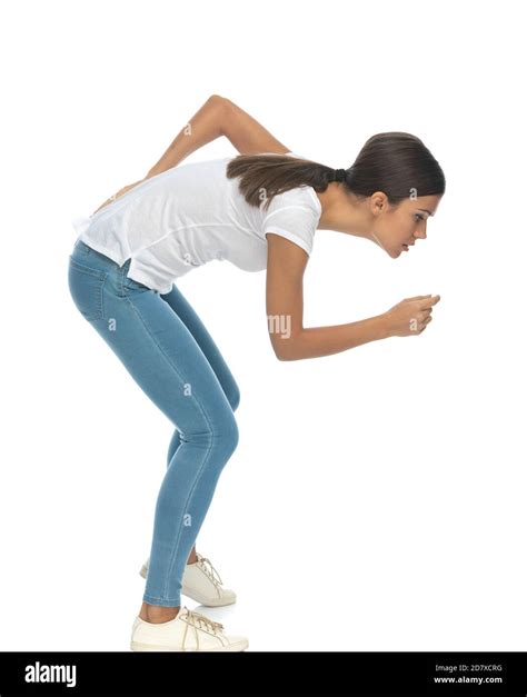 Beautiful Girl Bending Down Hi Res Stock Photography And Images Alamy