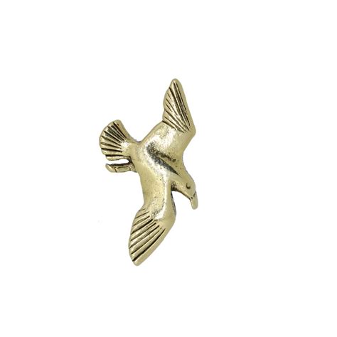 Seagull Gold Dipped Pewter Lapel Pin Cc119g Seagull Beach Etsy