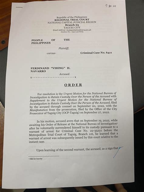 Vhong Navarro To Transfer To Taguig City Jail