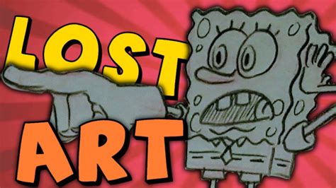Spongebobs Lost Art Discovered After 20 Years Youtube