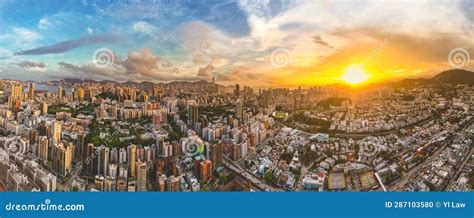 Aug 12 2023 Kowloons Urban Heartbeat, Middle Cityscape in Vibrant