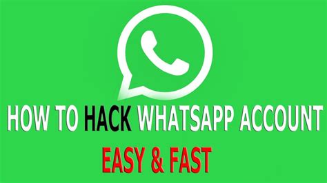 How To Hack Whatsapp In One Minute Youtube