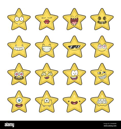 Cartoon Star Emoji Emoticon Character Fotos E Imágenes De Stock Alamy