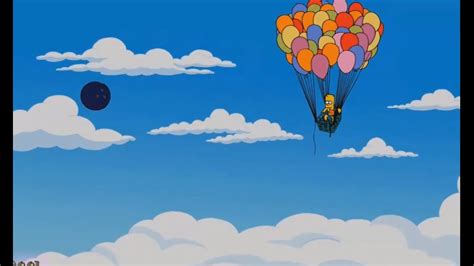 The Simpson The Balloon Brings Bart Into The Sky Youtube